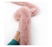 Rockreyoa Cenefa de piel sintética mullida de piel sintética, cinta de pelo sintético, tela de felpa, cenefa hecha a mano, material para zapatillas, disfraces, manualidades, abrigos, decoración de