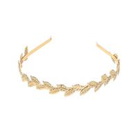 Rockreyoa Tocado dorado para niña, corona de laurel, dorado, tocado para novia, accesorio para el pelo, boda, vintage, hoja de olivo, diadema para novia, hoja, diosa griega, tiara hojas, hojas #3