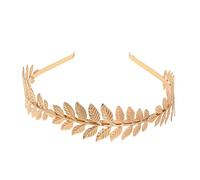 Rockreyoa Tocado dorado para niña, corona de laurel, dorado, tocado para novia, accesorio para el pelo, boda, vintage, hoja de olivo, diadema para novia, hoja, diosa griega, tiara hojas, hojas #2