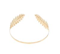Rockreyoa Tocado dorado para niña, corona de laurel, dorado, tocado para novia, accesorio para el pelo, boda, vintage, hoja de olivo, diadema para novia, hoja, tiara diosa griega, hoja de oro