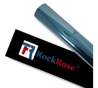 RockRose 50% VLT Lámina Solar Nano Cerámica para Ventanas de Coche 1,0 m x 7,5 m - Vinilo de Privacidad 2 Capas, Protección Térmica, UV 99% e IR 85%, Autoadhesivo, Termorretráctil - Antracita