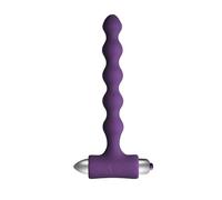 PLUG ANAL CON VIBRACIÓN Y ONDULACIONES PETITE SENSATIONS PEARLS