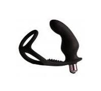 Rocks- off - ro- zen rro plug anal con anillo vibrador para el pene negro