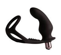 Rocks- off - ro- zen rro plug anal con anillo vibrador para el pene negro