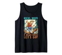 ROCKS ROOTS AND ROLLED ANKLES LET'S GO Camiseta sin Mangas