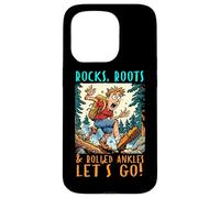 ROCKS ROOTS AND ROLLED ANKLES LET'S GO Carcasa para iPhone 15 Pro