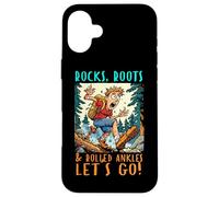 ROCKS ROOTS AND ROLLED ANKLES LET'S GO Carcasa para iPhone 16 Plus