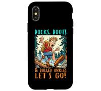 ROCKS ROOTS AND ROLLED ANKLES LET'S GO Carcasa para iPhone X/XS