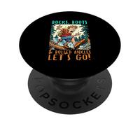 ROCKS ROOTS AND ROLLED ANKLES LET'S GO PopSockets PopGrip Adhesivo