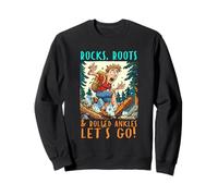 ROCKS ROOTS AND ROLLED ANKLES LET'S GO Sudadera