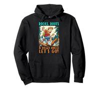ROCKS ROOTS AND ROLLED ANKLES LET'S GO Sudadera con Capucha