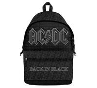 Rocksax AC/DC Daypack-Back in Black, Mochila Unisex Adulto, Medium
