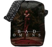 Rocksax Bad Omens - Bolso Cruzado con Funda homónima, Black, Bolso Cruzado