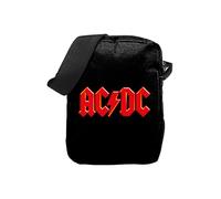Rocksax Bolso Bandolera AC/DC con Logotipo Rojo 21 cm x 16 cm x 5,5 cm - Producto Oficial