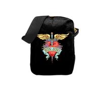 Rocksax Bon Jovi - Bolso Bandolera - Daga, Black, Talla única, Bolso Cruzado