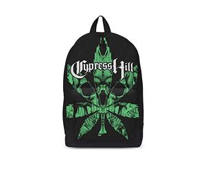 Rocksax Cypress Hill Insane In The Brain - Mochila (43 x 30 x 15 cm), diseño con licencia oficial, Black, Talla única, Casual