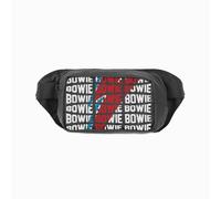 Rocksax David Bowie - Bolso de Hombro deformado, Black, Bolsa de Hombro