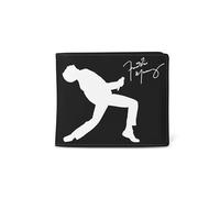 Rocksax Freddie Mercury - Cartera Freddie Mercury, Negro -, Talla única, Cartera Plegable