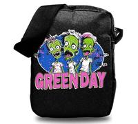 Rocksax Green Day Bandolera - Zombie, Black, Bolso Cruzado