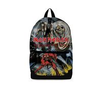 Rocksax - Iron Maiden - Backpack - Number Of The Beast, Mochila Unisexo, Black,