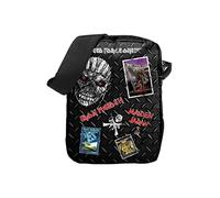 Rocksax Iron Maiden - Bolso Bandolera, Multicolor, Talla única, Rocksax