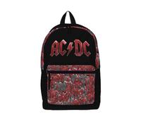 Rocksax Logo ACDC Metal Rock Music Band Mochila Escolar Negra RSACPOC01