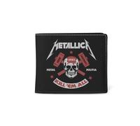 Rocksax Metallica Wallet-Kill Em All 2, Accesorio Billetera de Viaje Unisex Adulto, Black, Small