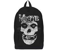 Rocksax - Misfits Backpack - Glow Fiend, Mochila Unisexo, Black,