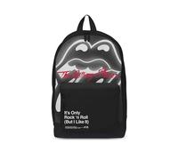 Rocksax Mochila The Rolling Stones Classic It's Only Rock 'N Roll, 43 cm x 30 cm x 15 cm, producto oficial, Black, Talla única, Casual