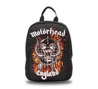 Rocksax Motorhead Mini Backpack-England Fire, Mochila Unisex Adulto, Black, Talla única
