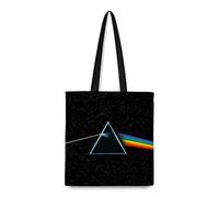 Rocksax Pink Floyd - Bolsa de Mano, el Lado Oscuro de la Luna, Black, Estándar, Lona Pesada Hecha de Material Reciclado de Comercio Justo