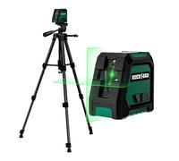 RockSeed Nivel láser de Módulos Duales con Trípode de 1,2m,Nivel de Línea Autonivelante,Haz Verde Horizontal y Vertical de 150 °,2 Baterías AA,para Decoración del Hogar/Bricolaje/Sitio de Construcción