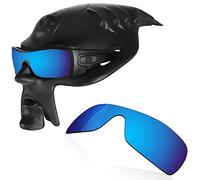 RockShell lentes polarizadas de repuesto para gafas de sol Oakley Batwolf OO9101, (Espejo Azul Hielo - Geekpolar), Talla única