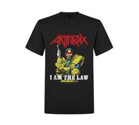 Rockshirts Camiseta 'Anthrax I am The Law T-Shirt' negro M EUR