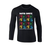 Rockshirts Camiseta 'David Bowie New York Kit Kat Club' negro XS EUR