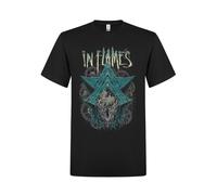 Rockshirts Camiseta 'In Flames The Wheel Turns T-Shirt' negro L EUR