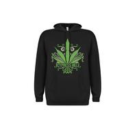 Rockshirts Sudadera 'Cypress hill California Sweet Leaf Kapuzenpullover' negro M EUR