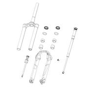 RockShox 114018091109 FS SP LL SID SL 32 29B 100-110 GLB FA D1, Unisex, Negro, Talla única