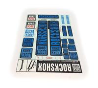 ROCKSHOX Rock Shox adesivo RS-1 e steli 30/32 BLU, Unisex-Adult, Black, One Size