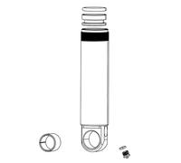 RockShox, Damper Body/IFP SID STD BLK 42.5 Unisex Adulto, Negro, único