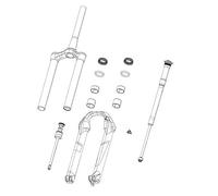 RockShox, FS SP LL Domain 27B DFB Unisex Adulto, Negro, Única