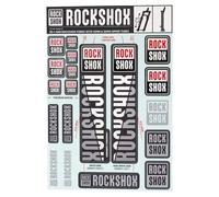 ROCKSHOX Aufklebersatz 30/32mm Und Rs1 Weiß, SID/Reba/Revelation (<2018) Sektor/Recon/X32/30g/30s/Xc30, 11.4318.003.497 Cintas de llant, Unisex Adulto, Blanco, Estándar