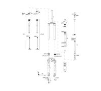 RockShox Piezas de repuesto Lyrik Select/Select+/Ultimate (C2-C3 / 2020-2021) 29+ 170 mm. 29" 150 mm