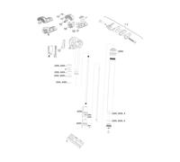 RockShox Piezas de repuesto para tijas de sillín Reverb AXS XPLR (A1 / 2022) rojo