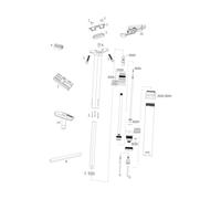 RockShox Piezas de repuesto para tijas de sillín Reverb Stealth (C1 / 2020) rojo