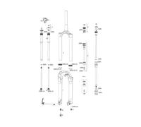 RockShox Piezas de repuesto Pike RCT3/RCT/RC (B1-B2 / 2018-2019) colorido one_size