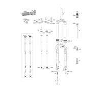 RockShox Piezas de repuesto SID 32 mm Select/Select+/Ultimate (B4 / 2020) 29". 100 mm