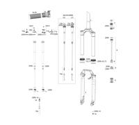 RockShox Piezas de repuesto SID SL 32 mm Select/Select+/Ultimate (C1 / 2021) one_size