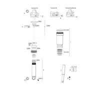 RockShox Piezas de repuesto SIDLuxe (A1 / 2021) Solo Air. 27.5-35 mm