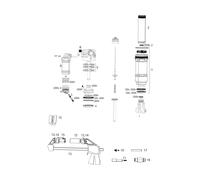 RockShox Piezas de repuesto Super Deluxe Thru Shaft (C1 / 2021) one_size